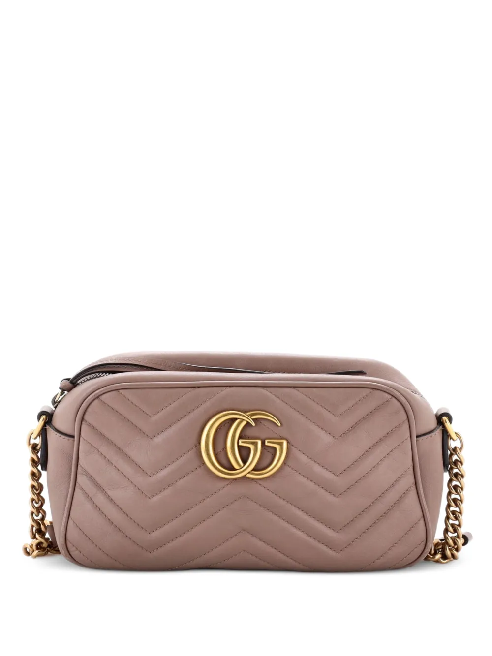 Gucci Pre-Owned GG Marmont Shoulder Bag Matelasse Leather Small crossbody bag - Toni neutri