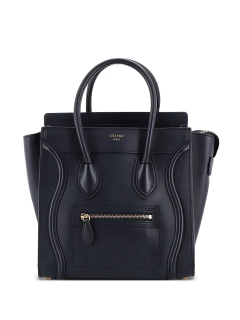 Celine Pre-Owned Luggage Bag Smooth Leather Micro tote bag