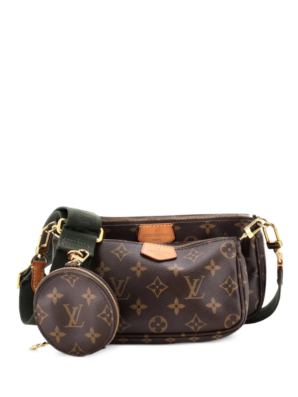 Louis Vuitton Pre-Owned Multi Pochette Accessoires Monogram Canvas crossbody bag - Marrone