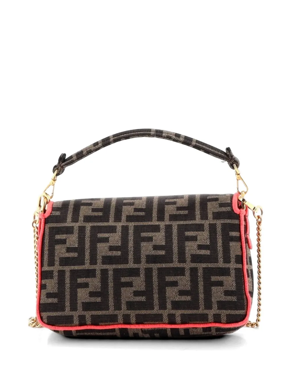 Baguette Nm Bag Zucca Canvas Mini Crossbody Bag