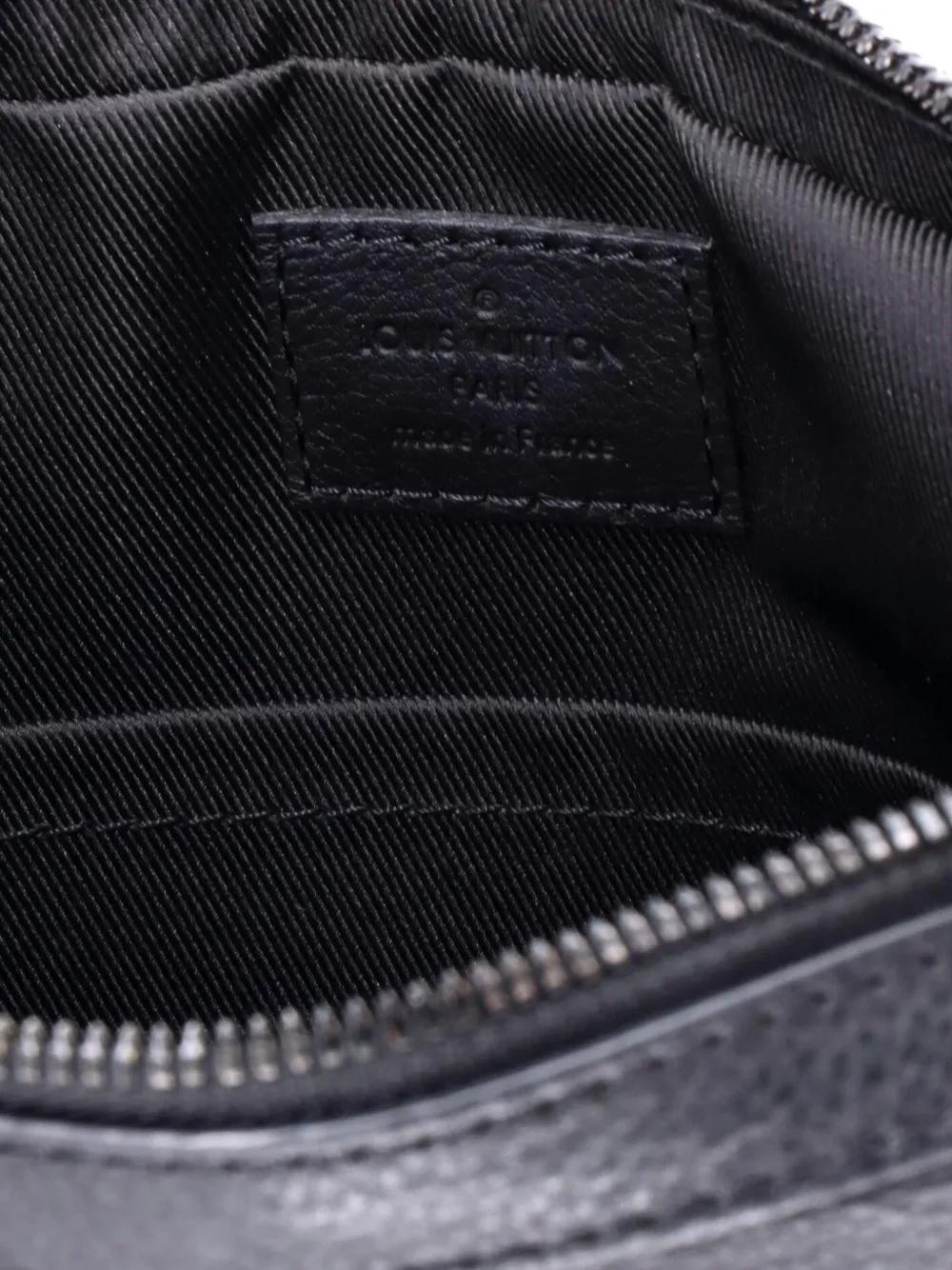 Trio Messenger Bag Monogram Shadow Leather Crossbody Bag