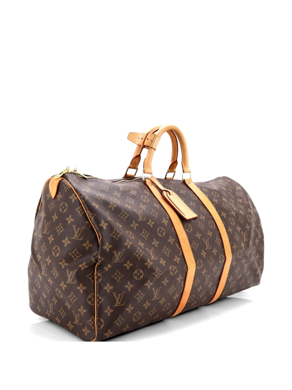 Louis Vuitton Pre-Owned Keepall Bag Monogram Canvas 60 travel bag - Marrone