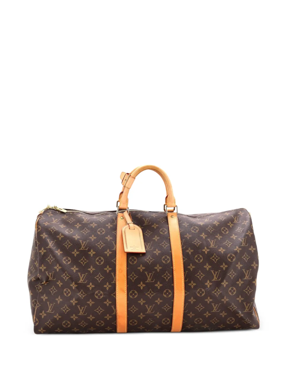 Louis Vuitton Pre-Owned Keepall Bag Monogram Canvas 60 travel bag - Marrone