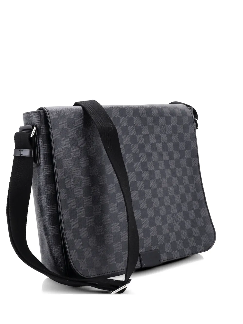 Louis Vuitton Pre-Owned District Messenger Bag Damier Graphite GM crossbody bag - Nero