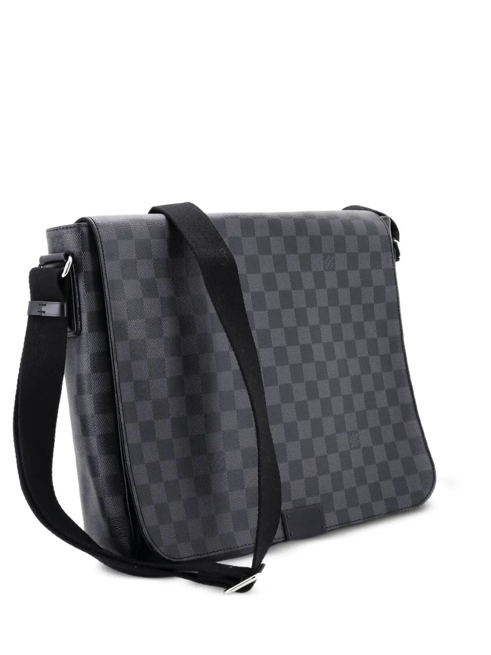 Louis Vuitton Pre-Owned District Messenger Bag Damier Graphite GM crossbody bag - Nero