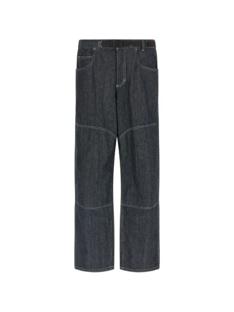 Gramicci double-knee belt jeans