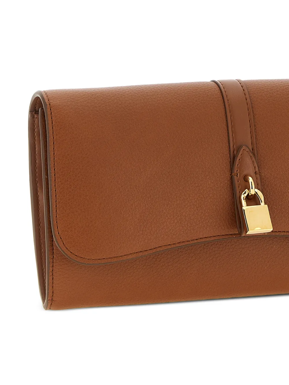  Stella Mccartney Ryder Padlock Wallet - Brown 