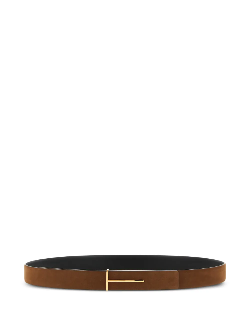 TOM FORD reversible logo belt - Marrone