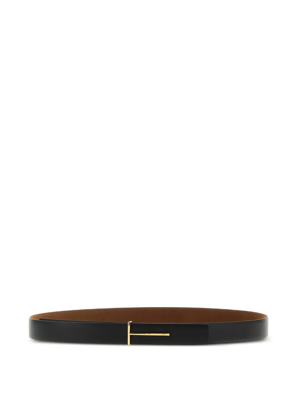  Tom Ford Reversible Logo Belt - Brown 