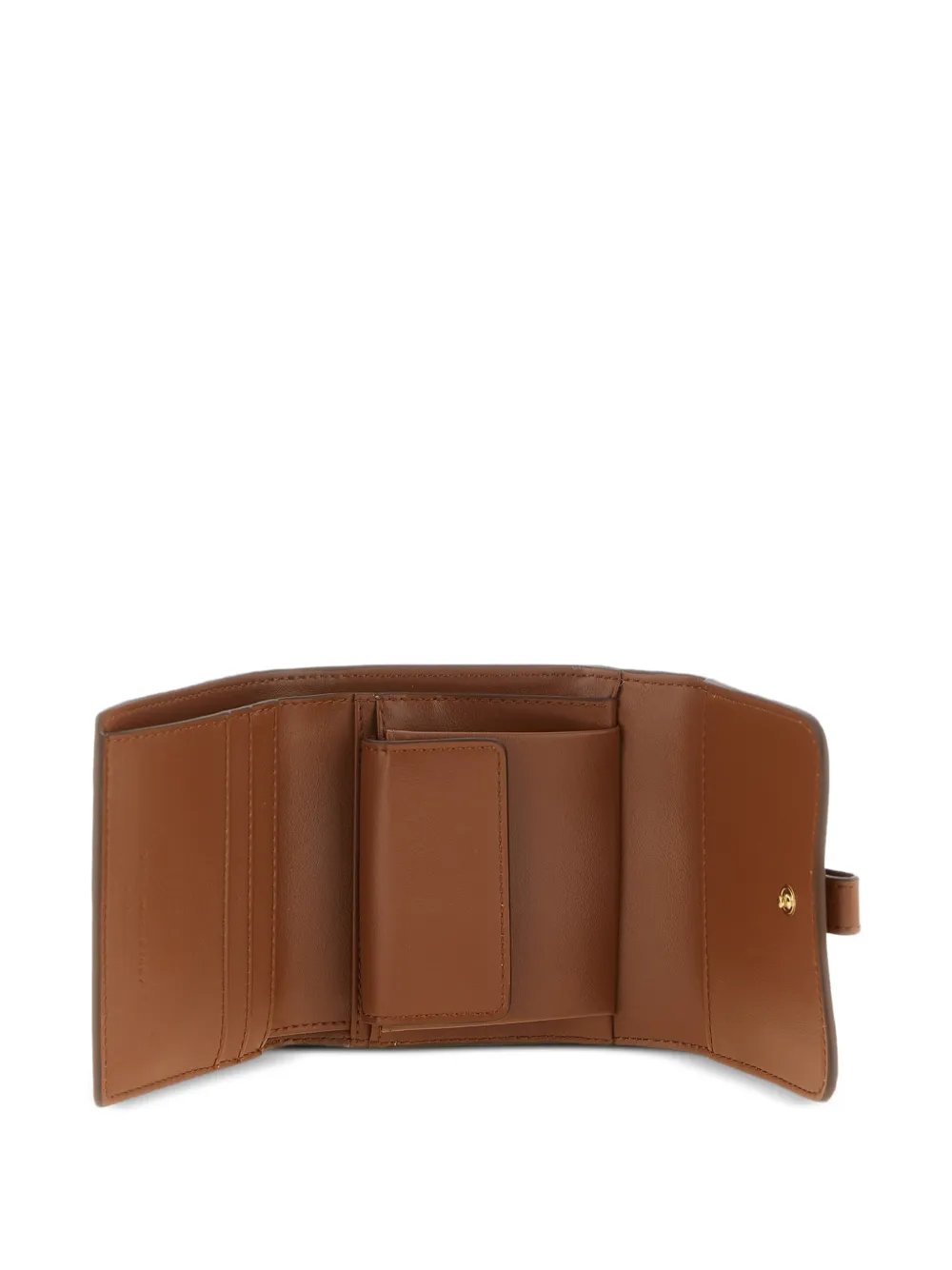  Stella Mccartney Ryder Padlock Wallet - Brown 