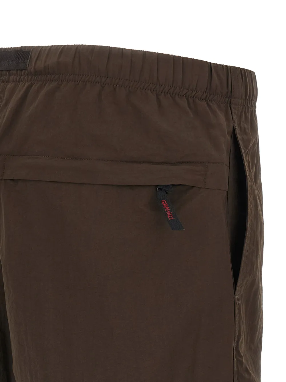 Gramicci Bermuda shorts met ceintuur Bruin