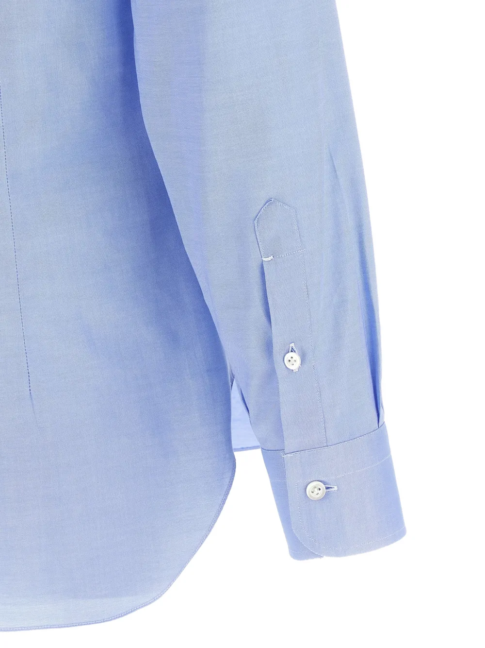 Barba Katoenen oxford overhemd Blauw