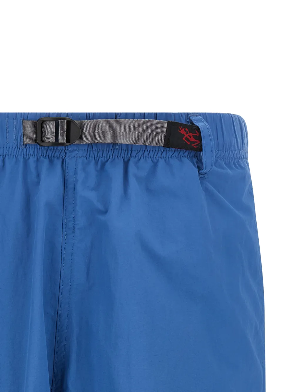 Integrated-Belt Bermuda Shorts