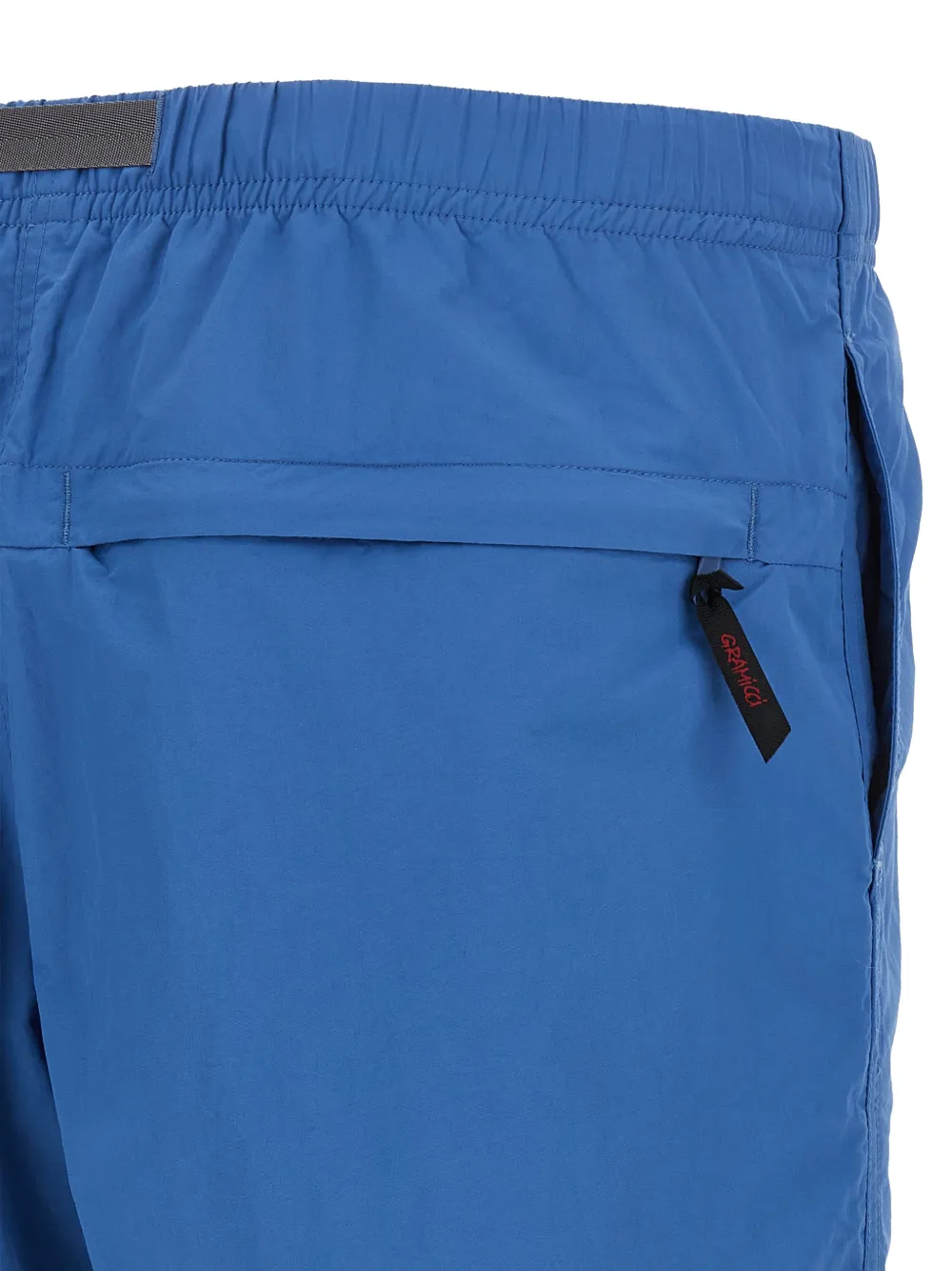 Integrated-Belt Bermuda Shorts