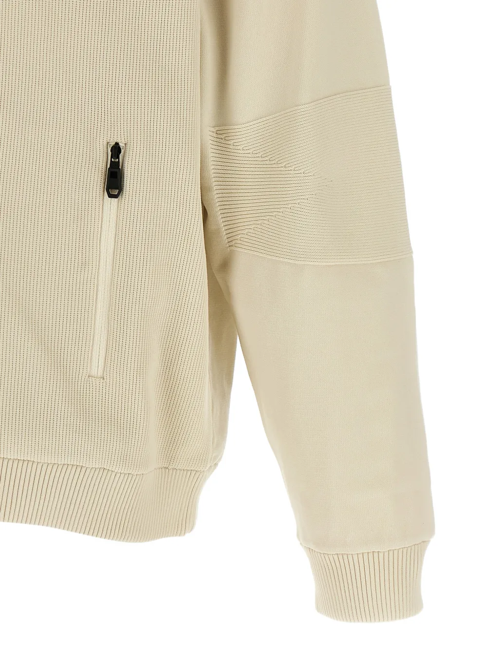 Future Ribbed Zip-Up Bomber Jacket