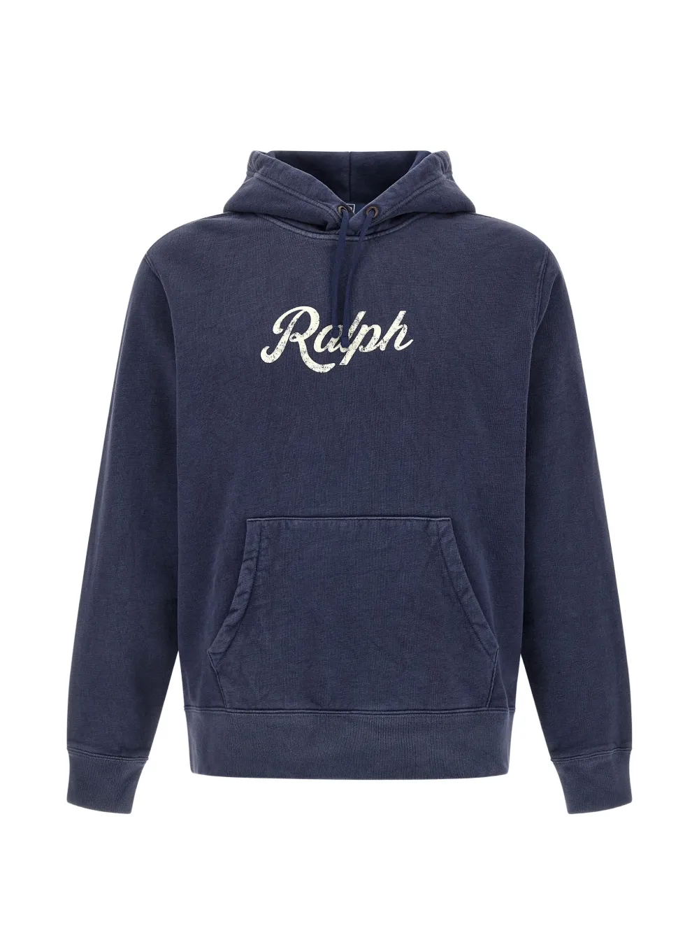Polo Ralph Lauren logo-print kangaroo-pocket hoodie - Blue