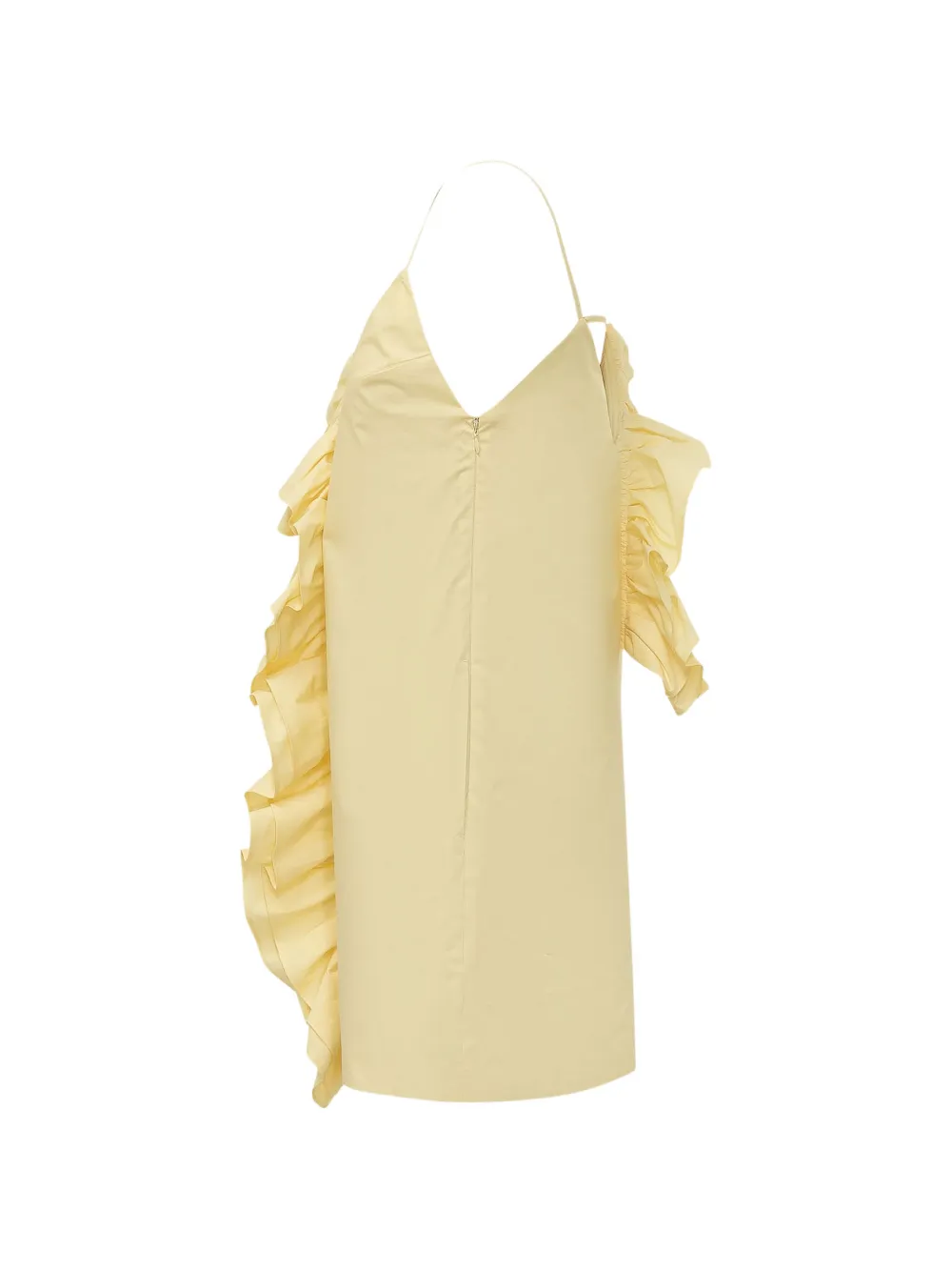 MSGM Mini-jurk met V-hals Geel