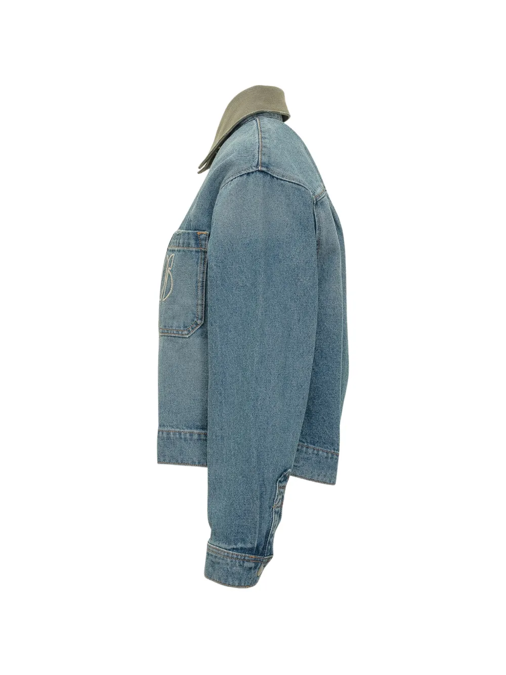  Ba&sh Vigilio Collar Pocket Jacket - Blue 