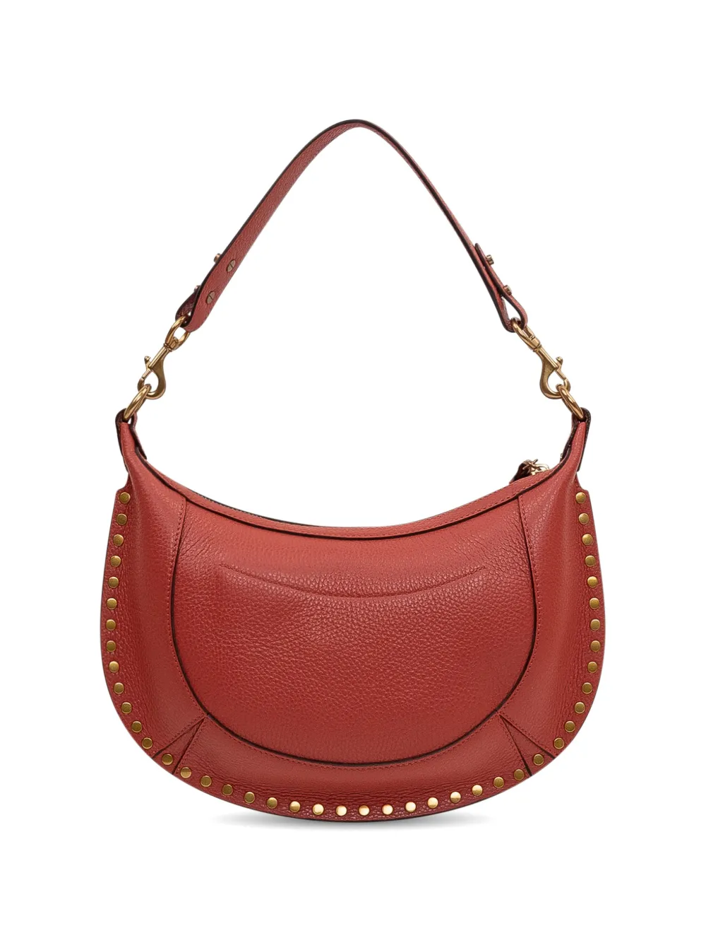 ISABEL MARANT Naoko-gz schoudertas met studs Bruin