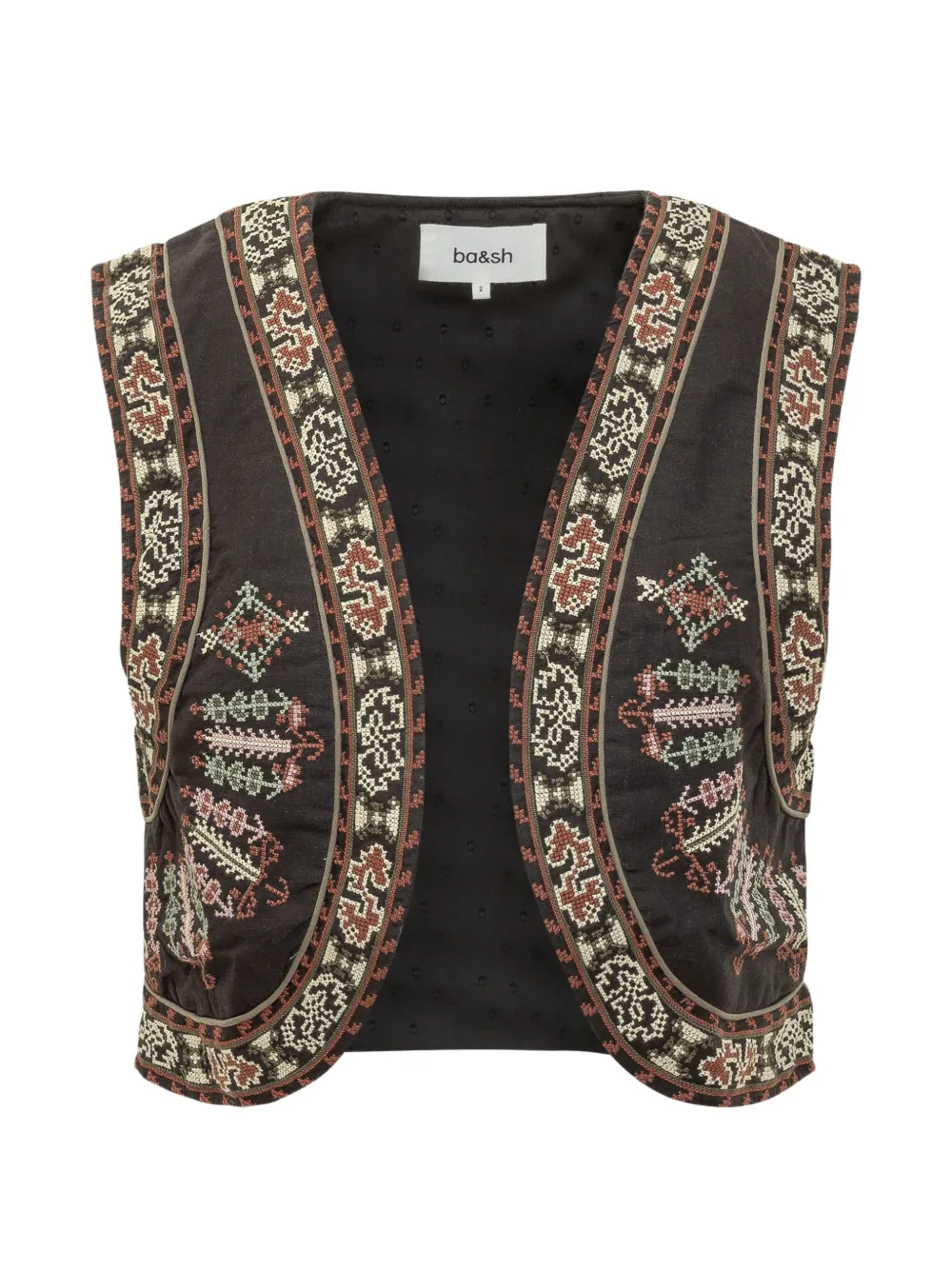 Ba&Sh Fosca waistcoat - Black