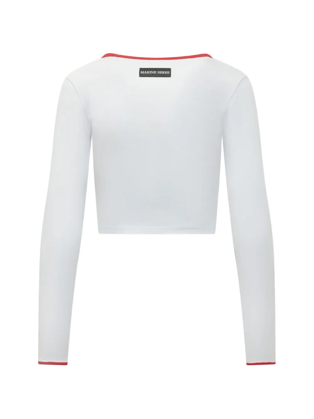  Marine Serre T-shirt Girocollo - Bianco 