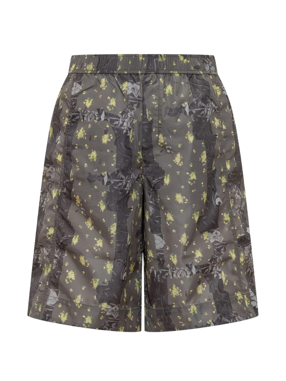 GANNI printed shorts - Grigio