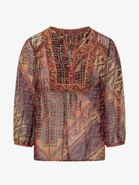 Ba&Sh Odetta printed blouse 