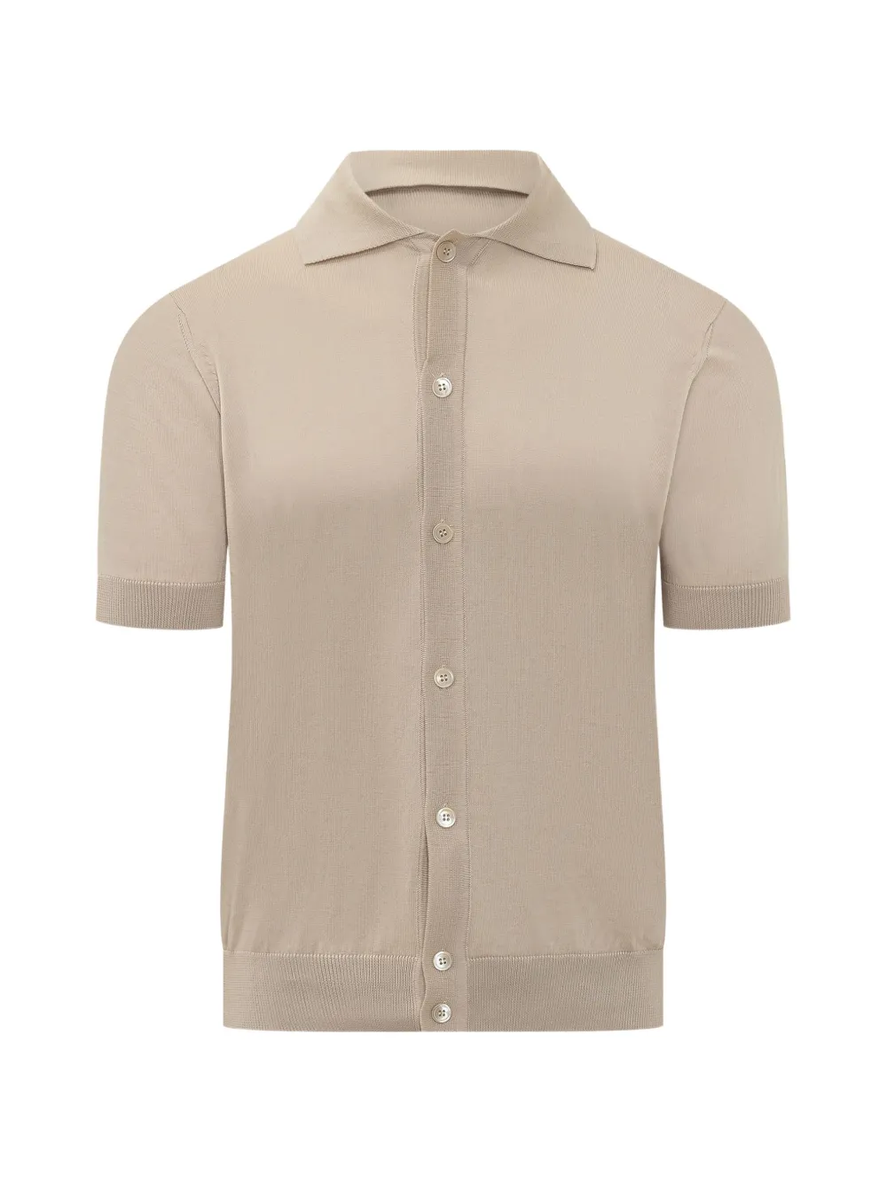 Filippo De Laurentiis short-sleeve knitted shirt - Toni neutri