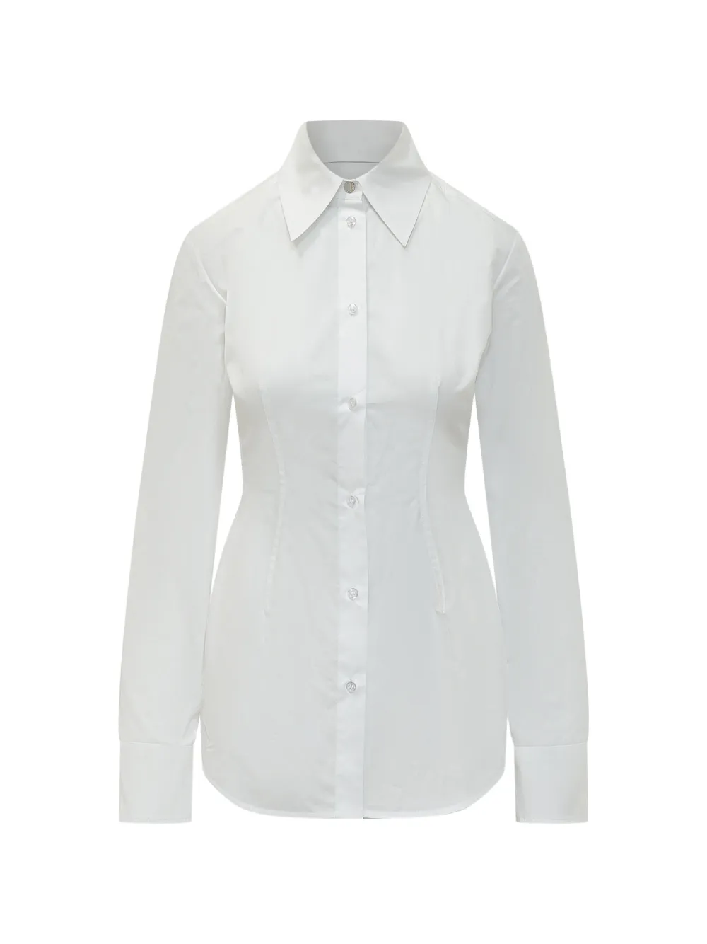 Sportmax button cotton shirt - Bianco