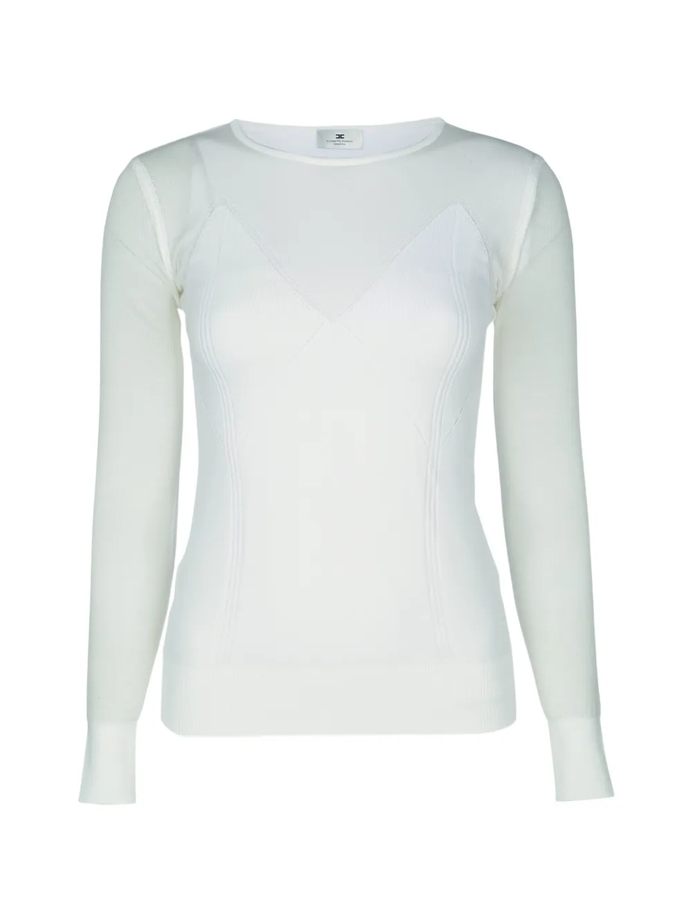 Elisabetta Franchi crew-neck sweater - Toni neutri
