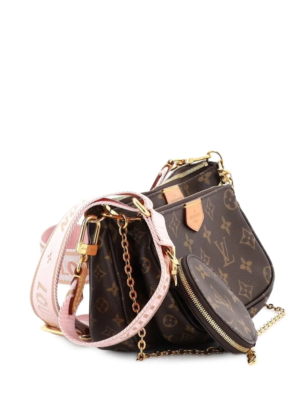 Louis Vuitton Pre-Owned Multi Pochette Accessoires Monogram Canvas crossbody bag - Marrone