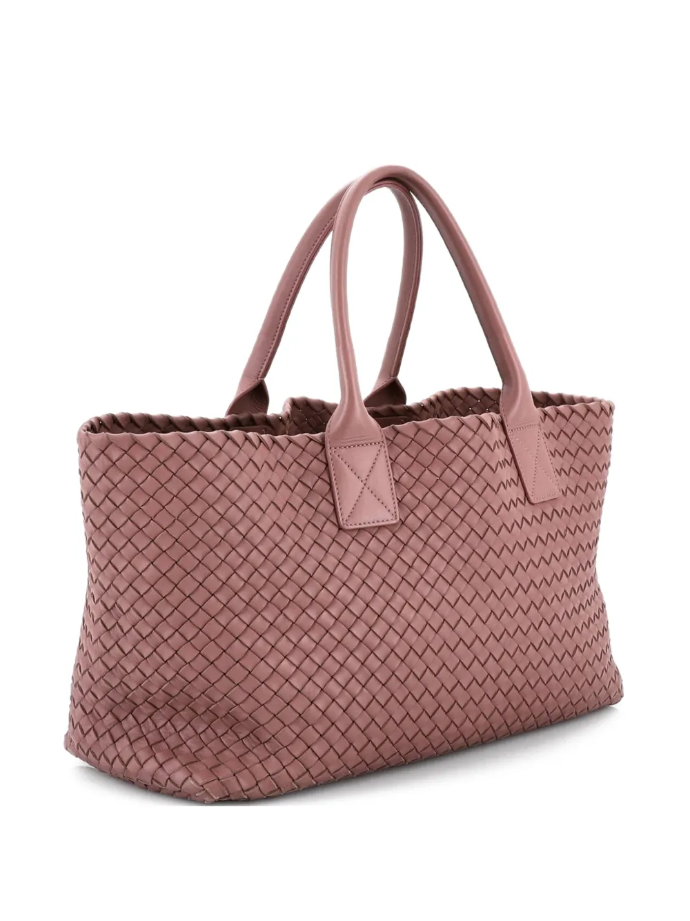 Bottega Veneta Pre-Owned Cabat Intrecciato Nappa Medium tote bag - Pink