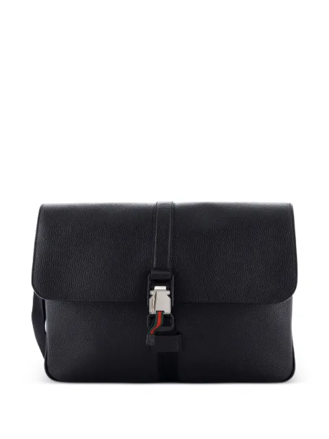 Gucci Pre-Owned ウェブ バックル リストレット ブリーフケース レザー ビジネスバッグ