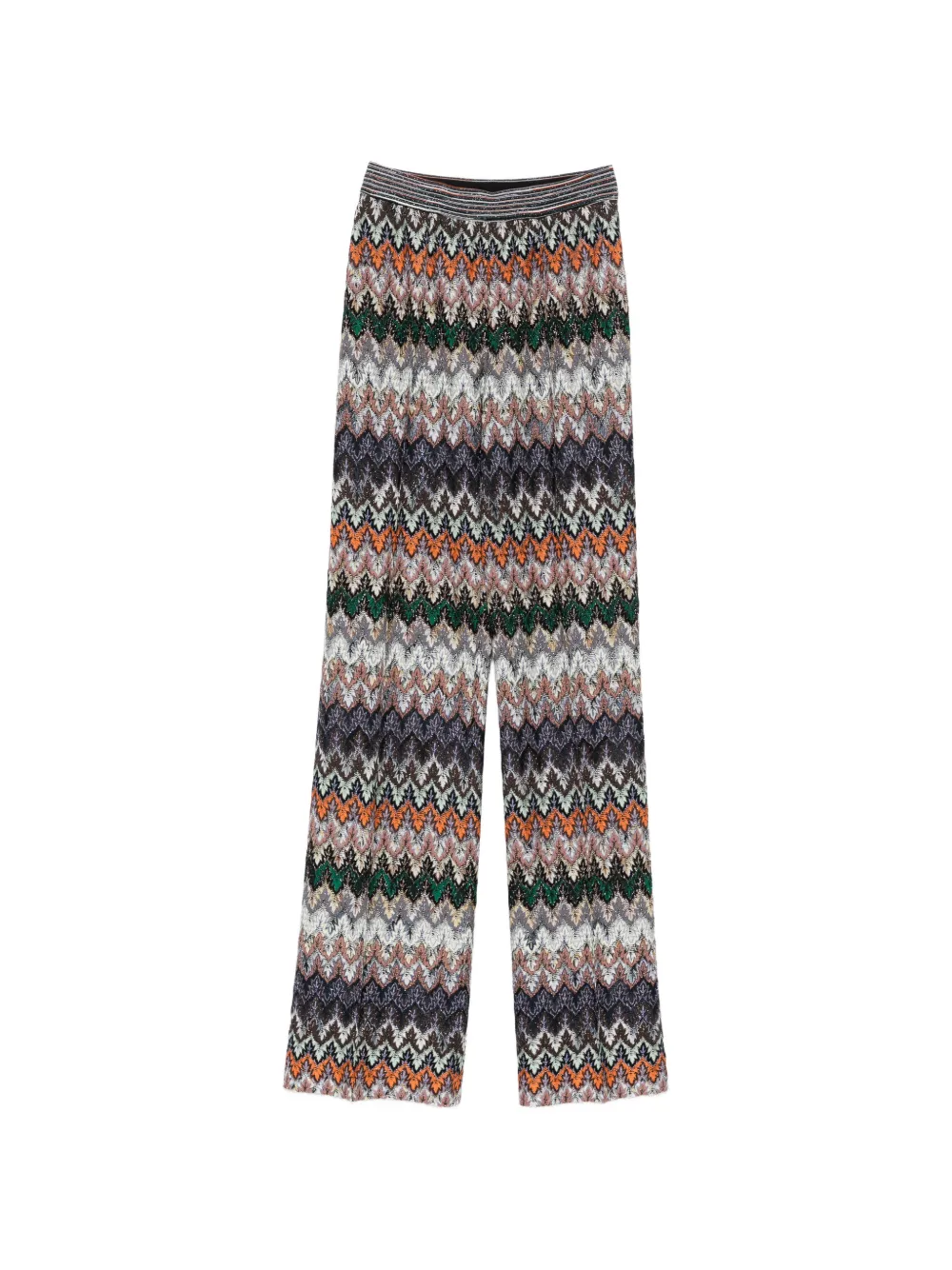 Missoni elasticated-waistband trousers - Verde