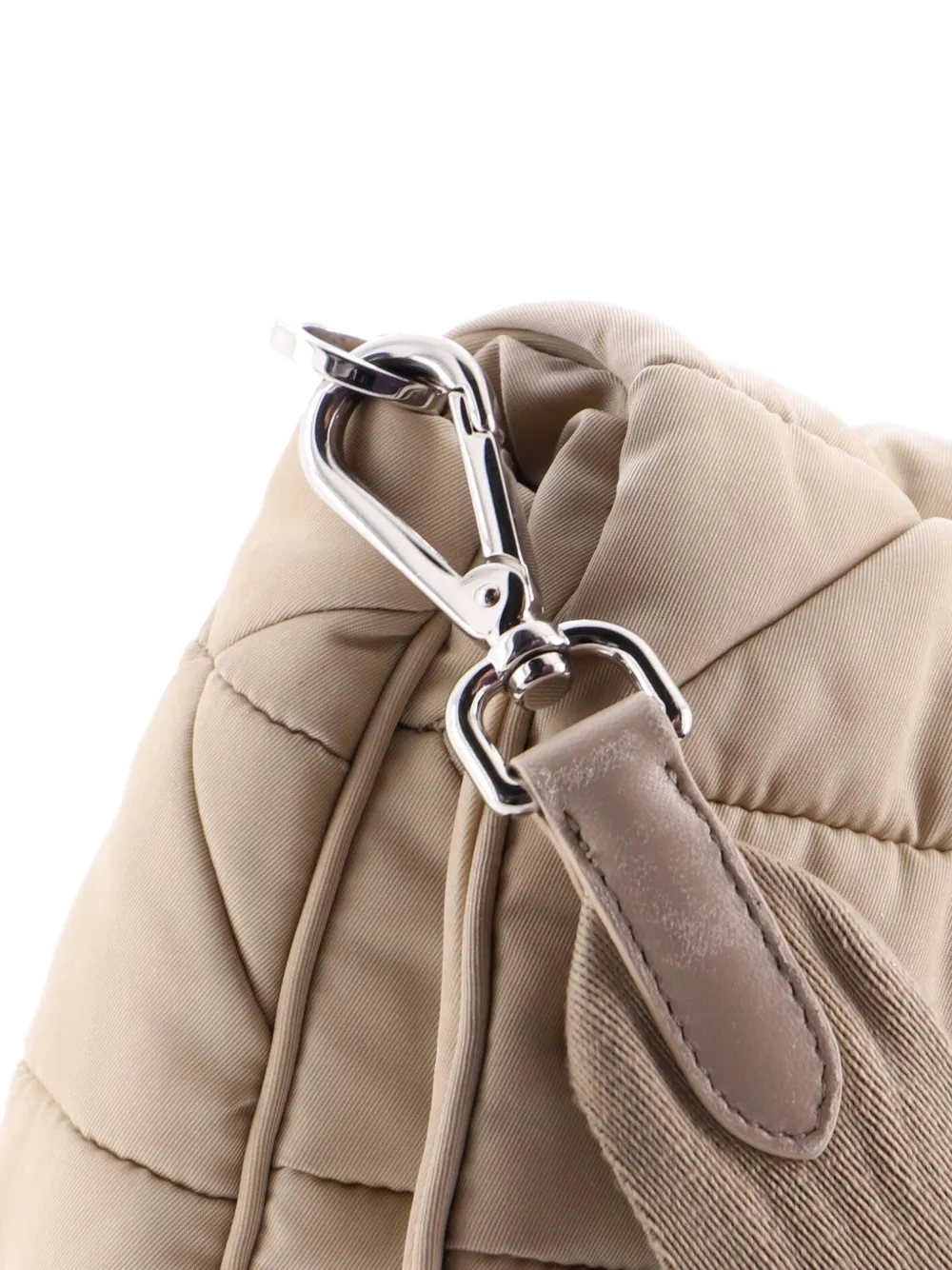 Padded Flap Shoulder Bag Quilted Tessuto Crossbody Bag
