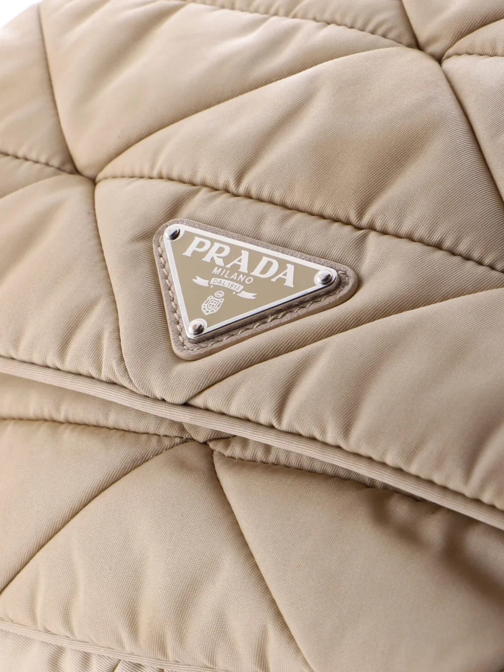 Padded Flap Shoulder Bag Quilted Tessuto Crossbody Bag