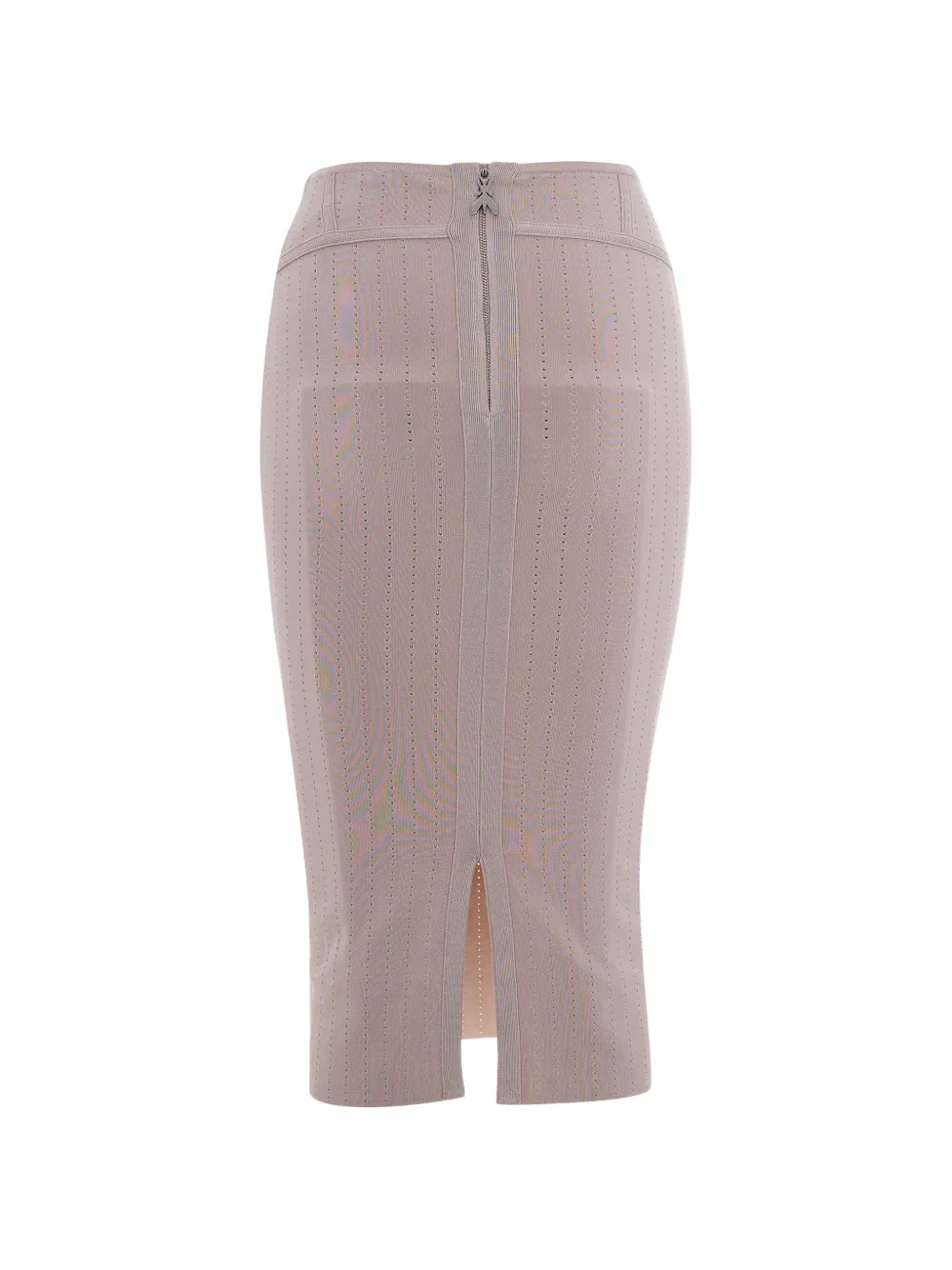 Patrizia Pepe Gebreide kokerrok Beige