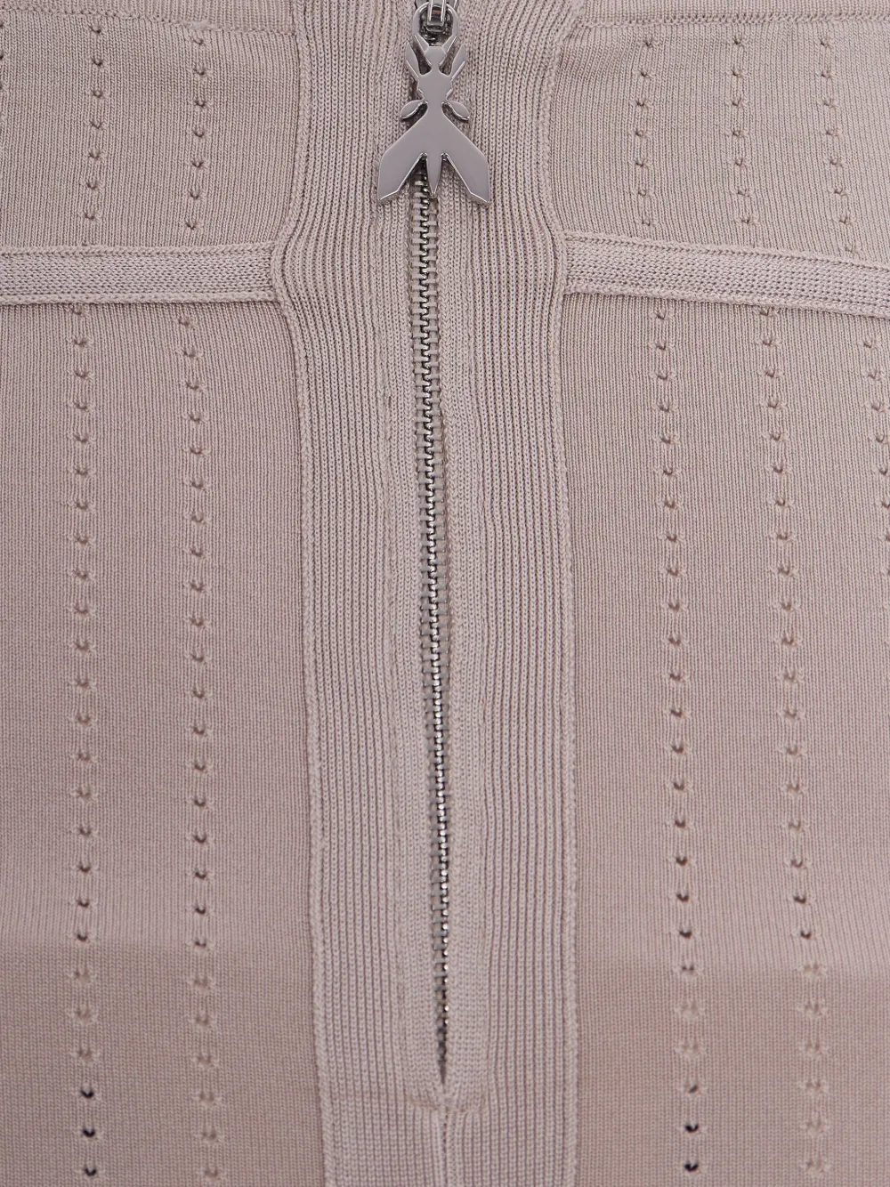 Patrizia Pepe Gebreide kokerrok Beige