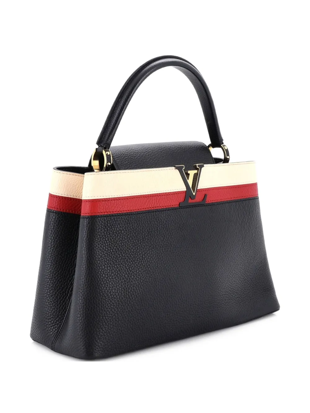 Louis Vuitton Pre-Owned Capucines Bag Leather MM satchel - Nero