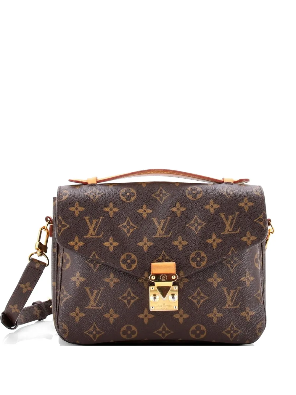 Louis Vuitton Pre-Owned Pochette Metis Monogram Canvas crossbody bag - Braun
