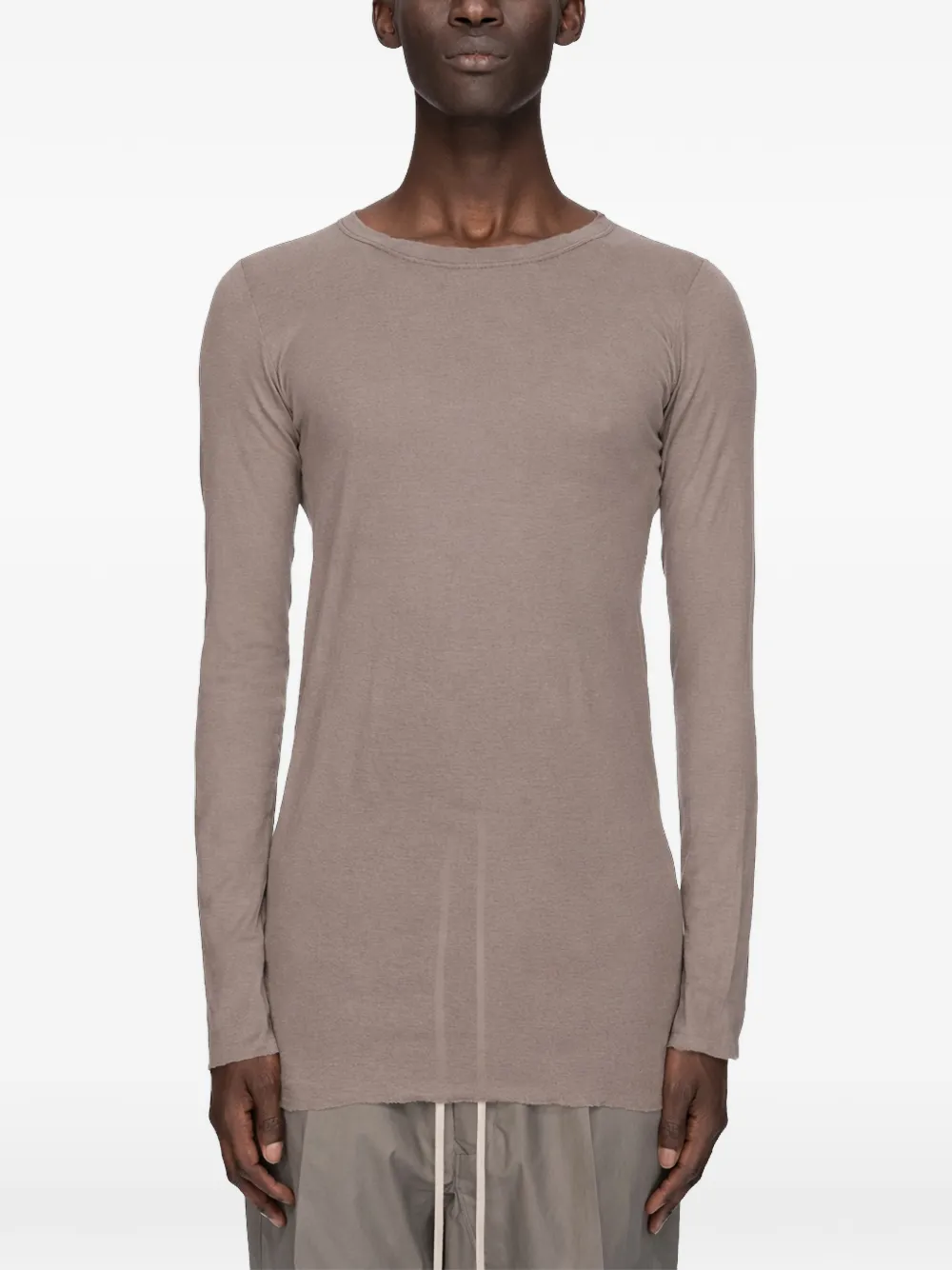 Rick Owens long-sleeve T-shirt - Toni neutri