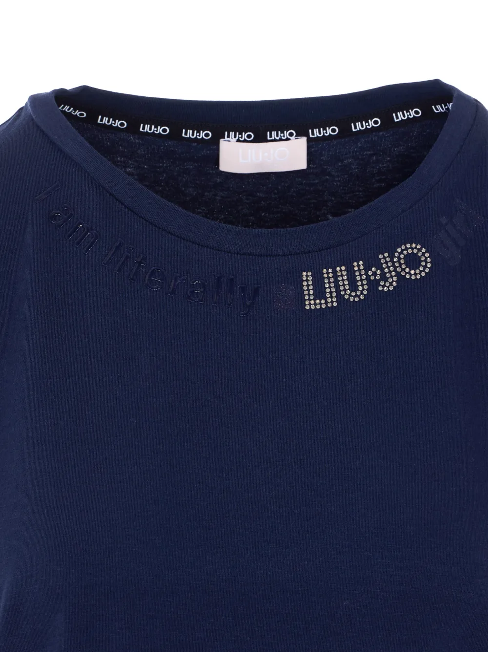 LIU JO T-shirt met logo Blauw