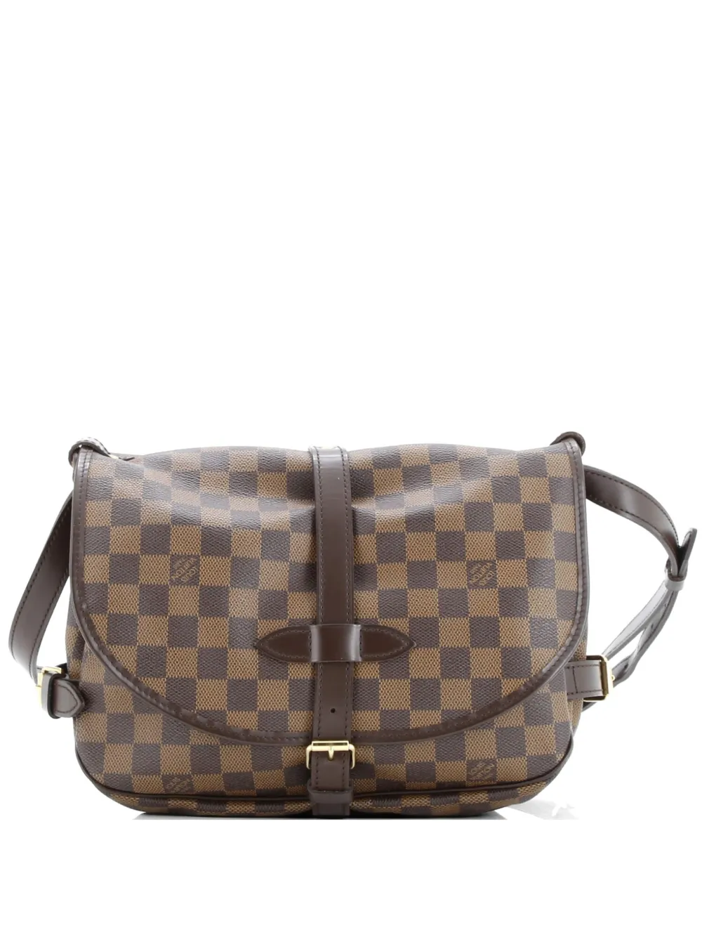 Louis Vuitton Pre-Owned Saumur Handbag Damier 30 crossbody bag - Marrone