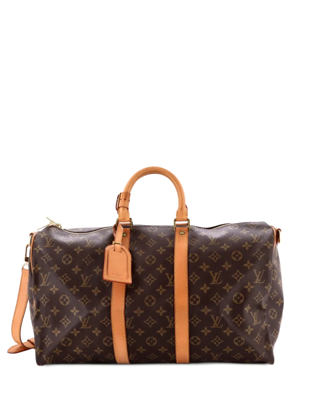 Louis Vuitton Pre-Owned Keepall Bandouliere Bag Monogram Canvas 45 travel bag - Brown