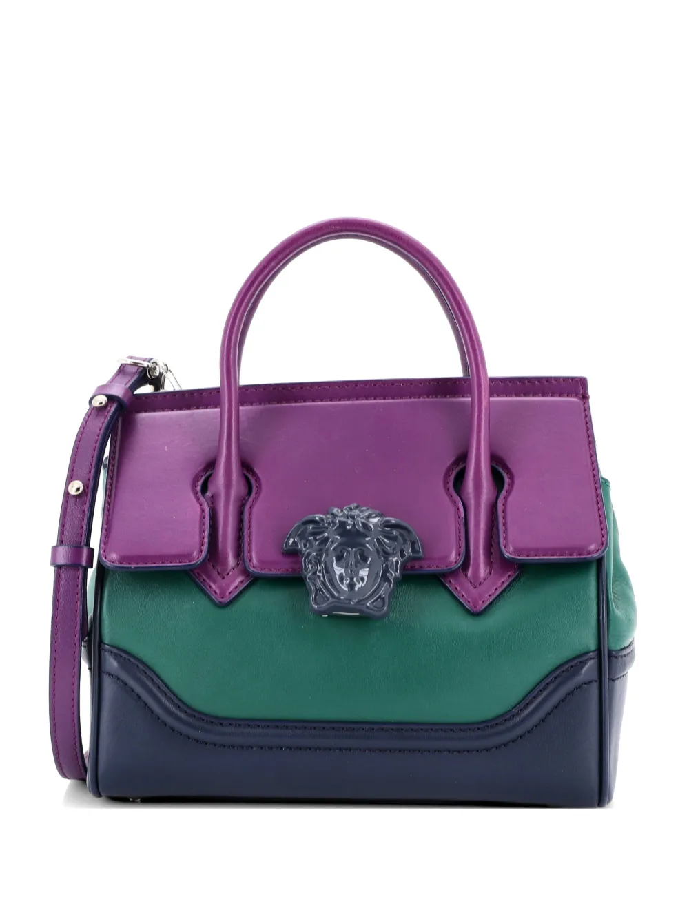 Versace Pre-Owned Palazzo Empire Bag Leather Medium satchel - Verde