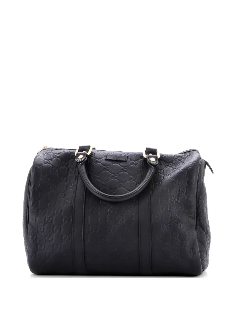 Gucci Pre-Owned Joy Boston Bag Guccissima Leather Medium handbag - Nero