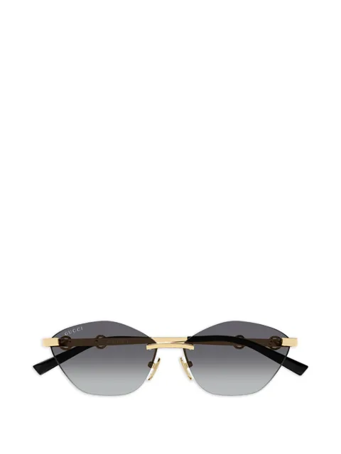 Gucci Eyewear cat-eye rimless sunglasses