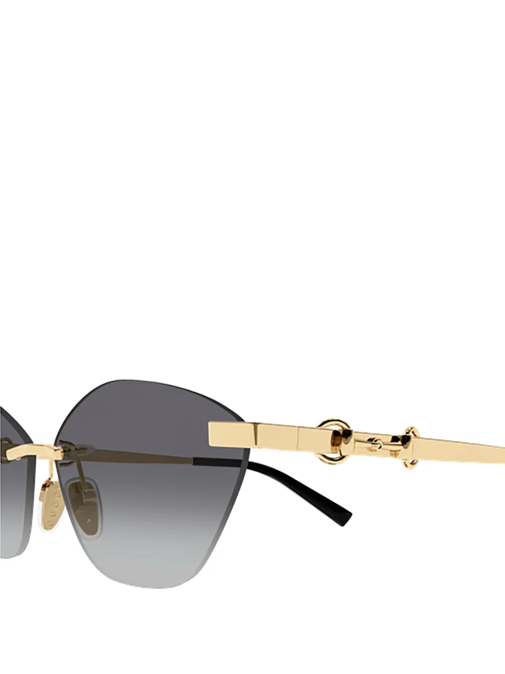 Gucci Eyewear Bril met cat-eye montuur Goud