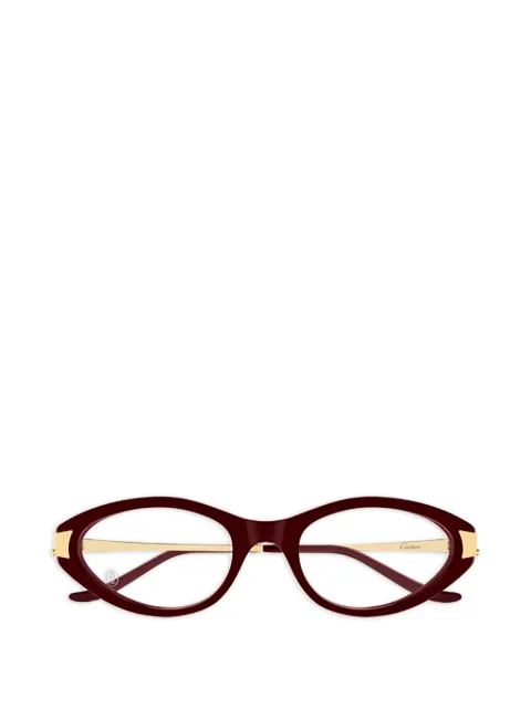 Cartier Eyewear oval-frame glasses