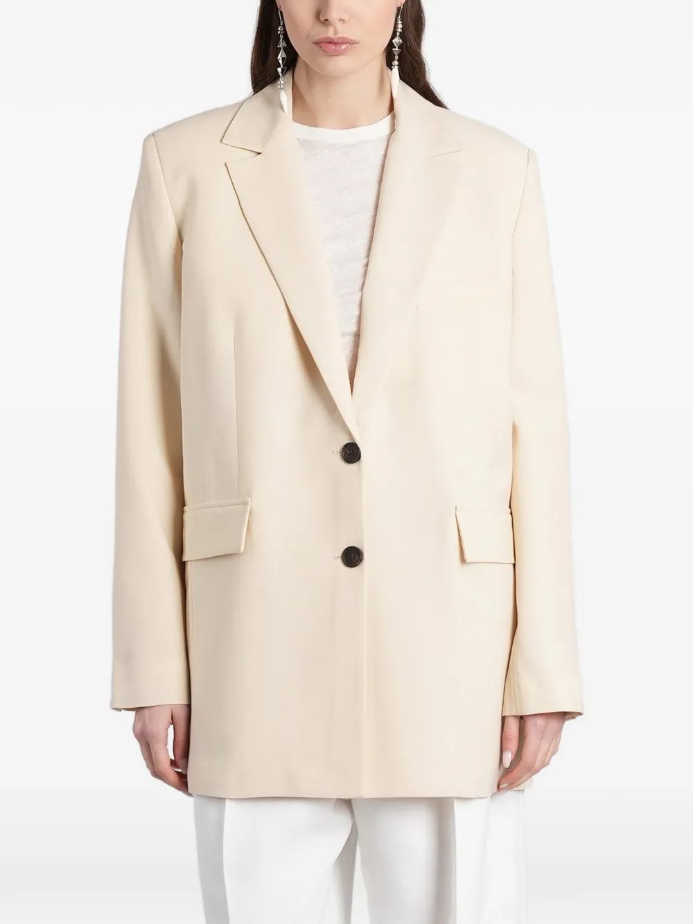 IRO Alapi oversized single-breasted jacket - Toni neutri